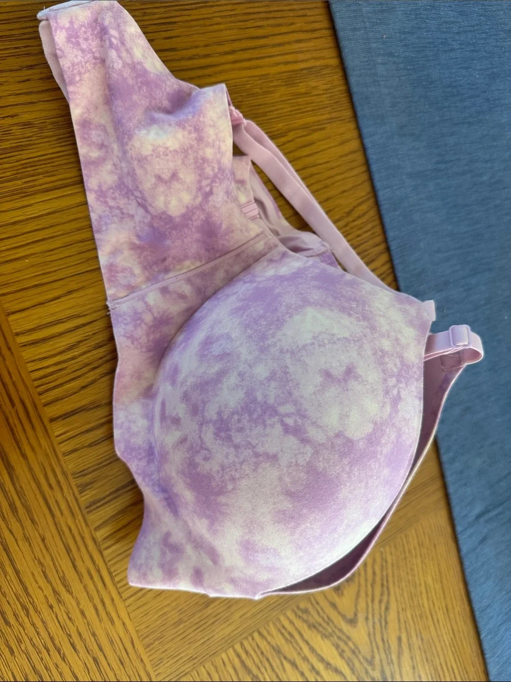 Victoria's Secret Pastel Lavender Tie-Dye Push-Up Bra